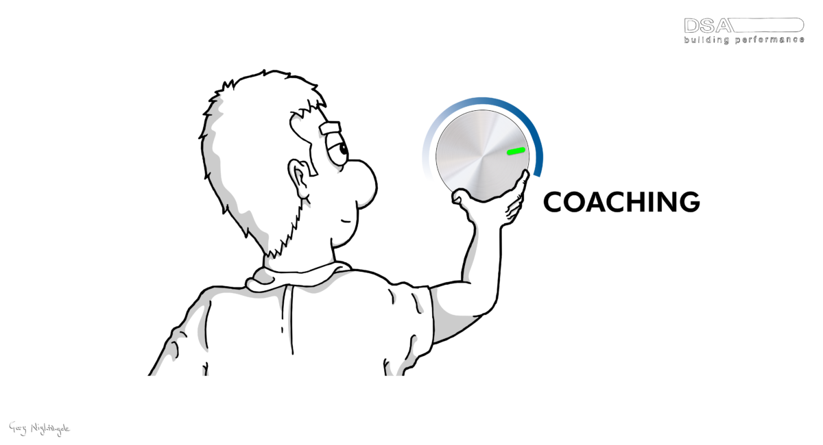 Why I'm turning up the dial on coaching - DSA Building Performance Ltd.